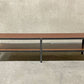 ウニコ unico ランバーミニ LUMBER-mini AVボード ローボード マホガニー材 アイアンフレーム 幅140ｃｍ テレビ台 〓