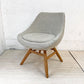 モモナチュラル Momo Natural モールドラウンドチェア MOLD ROUND CHAIR EM オーク材 カバーリング仕様 定価￥47,300-  ★