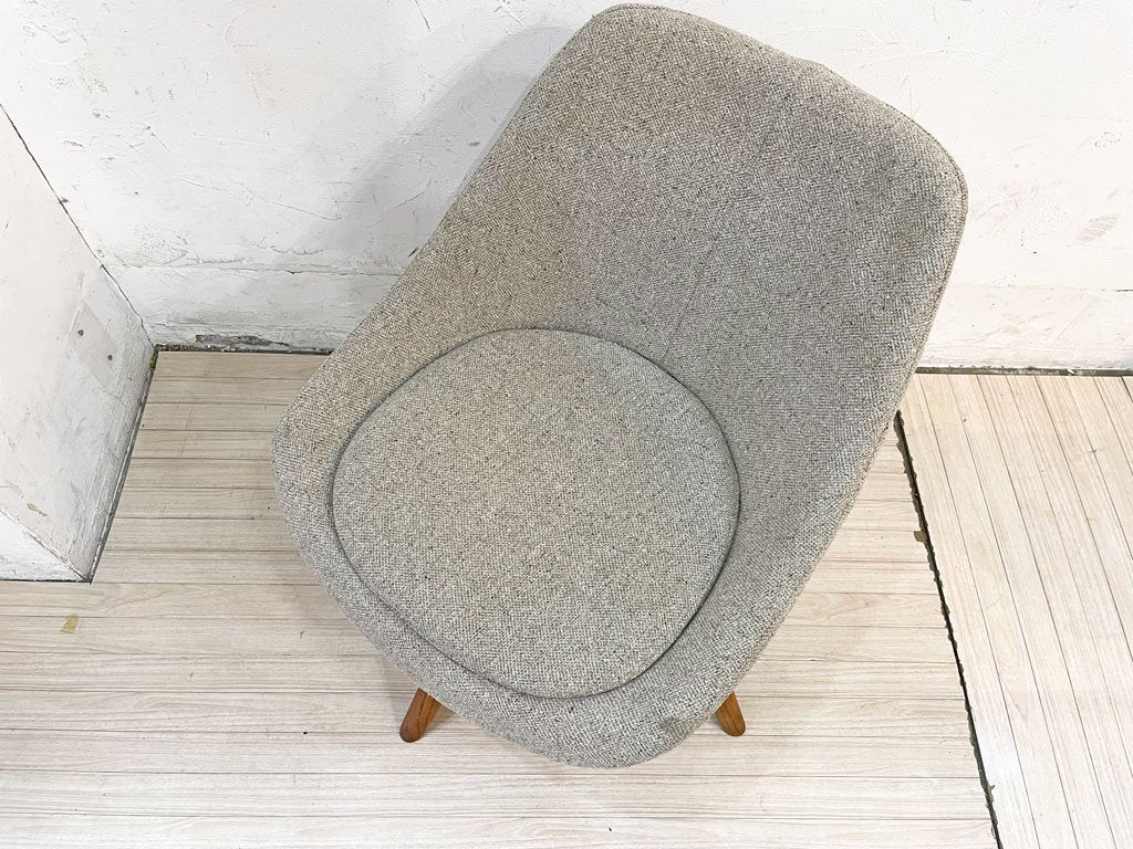 モモナチュラル Momo Natural モールドラウンドチェア MOLD ROUND CHAIR EM オーク材 カバーリング仕様 定価￥47,300-  ★