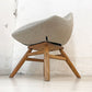 モモナチュラル Momo Natural モールドラウンドチェア MOLD ROUND CHAIR EM オーク材 カバーリング仕様 定価￥47,300-  ★