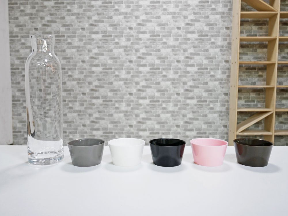 ノーマンコペンハーゲン normann COPENHAGEN クリスタルカラフェ ＆ 5カップ セット Cristal Carafe with 5 cups 箱付き 未使用品 B ●