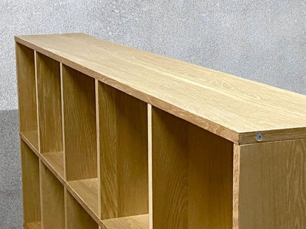 無印良品 MUJI スタッキングシェルフ 5列4段 オーク材 オープンシェルフ ラック 本棚 飾り棚 壁面収納 ナチュラル シンプルデザイン 〓