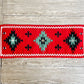 USビンテージ Vintage ナバホ ラグ Navajo Rug 30×82cm ウール アイダズラー ネイティブアメリカン ●