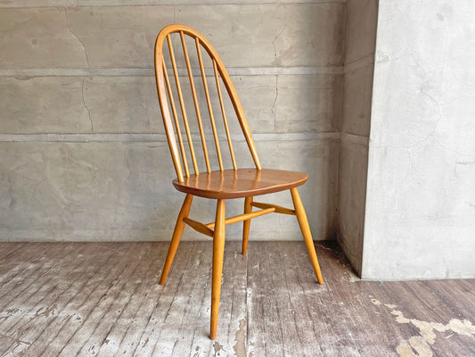 アーコール Ercol クエーカー チェア ダイニングチェア UKビンテージ エルム×ビーチ材 ナチュラル 英国家具 A ♪