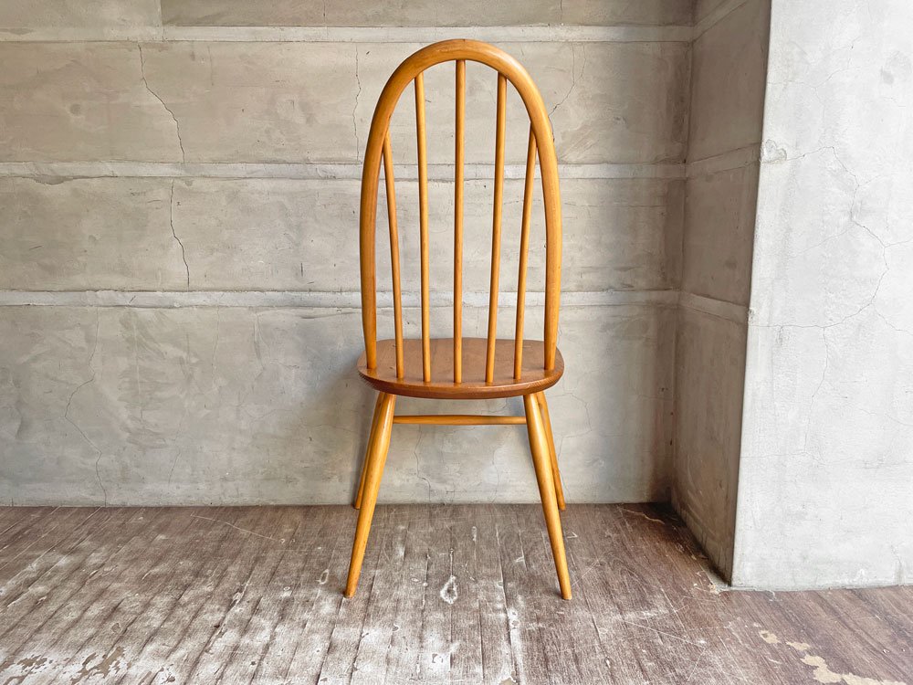 アーコール Ercol クエーカー チェア ダイニングチェア UKビンテージ エルム×ビーチ材 ナチュラル 英国家具 A ♪