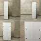 エムテックス スチールパーソナルロッカー Steel Personal Locker 2個セット 8人用 シリンダー錠式+ダイヤルロック付 ホワイト 日本製 A 〓