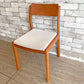 ヤクモ家具製作所 ビーグルチェア Beagle chair チェリー無垢材 ファブリッククッション ベージュ 堀 達哉 HORI design 定価\41,250- A ●