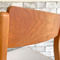 ヤクモ家具製作所 ビーグルチェア Beagle chair チェリー無垢材 ファブリッククッション ベージュ 堀 達哉 HORI design 定価\41,250- A ●