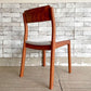 ヤクモ家具製作所 ビーグルチェア Beagle chair チェリー無垢材 ファブリッククッション ベージュ 堀 達哉 HORI design 定価\41,250- B ●