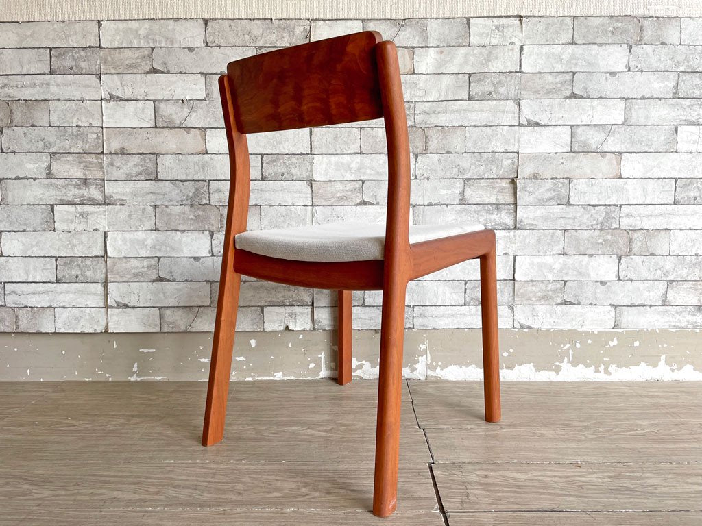 ヤクモ家具製作所 ビーグルチェア Beagle chair チェリー無垢材 ファブリッククッション ベージュ 堀 達哉 HORI design 定価\41,250- B ●
