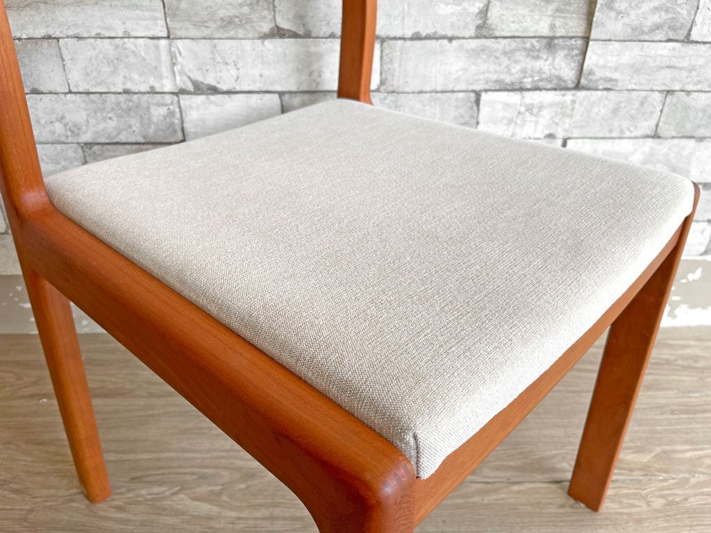 ヤクモ家具製作所 ビーグルチェア Beagle chair チェリー無垢材 ファブリッククッション ベージュ 堀 達哉 HORI design 定価\41,250- B ●