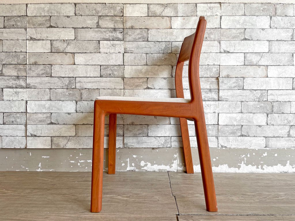 ヤクモ家具製作所 ビーグルチェア Beagle chair チェリー無垢材 ファブリッククッション ベージュ 堀 達哉 HORI design 定価\41,250- C ●