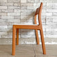 ヤクモ家具製作所 ビーグルチェア Beagle chair チェリー無垢材 ファブリッククッション ベージュ 堀 達哉 HORI design 定価\41,250- D ●