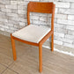 ヤクモ家具製作所 ビーグルチェア Beagle chair チェリー無垢材 ファブリッククッション ベージュ 堀 達哉 HORI design 定価\41,250- D ●