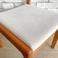 ヤクモ家具製作所 ビーグルチェア Beagle chair チェリー無垢材 ファブリッククッション ベージュ 堀 達哉 HORI design 定価\41,250- D ●