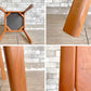 ヤクモ家具製作所 ビーグルチェア Beagle chair チェリー無垢材 ファブリッククッション ベージュ 堀 達哉 HORI design 定価\41,250- D ●