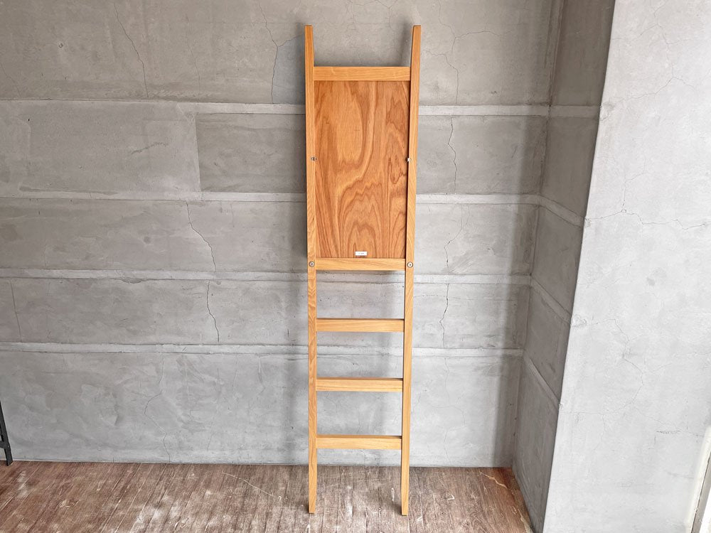 イデー IDEE ラダーミラー LADDER MIRROR タモ無垢材 ラック付き 姿見 定価\31,900-♪