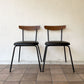 アクメファニチャー ACME Furniture グランビュー GRANDVIEW ダイニングチェア PVCレザー オーク材 スチール インダストリアル 2脚セット ◇