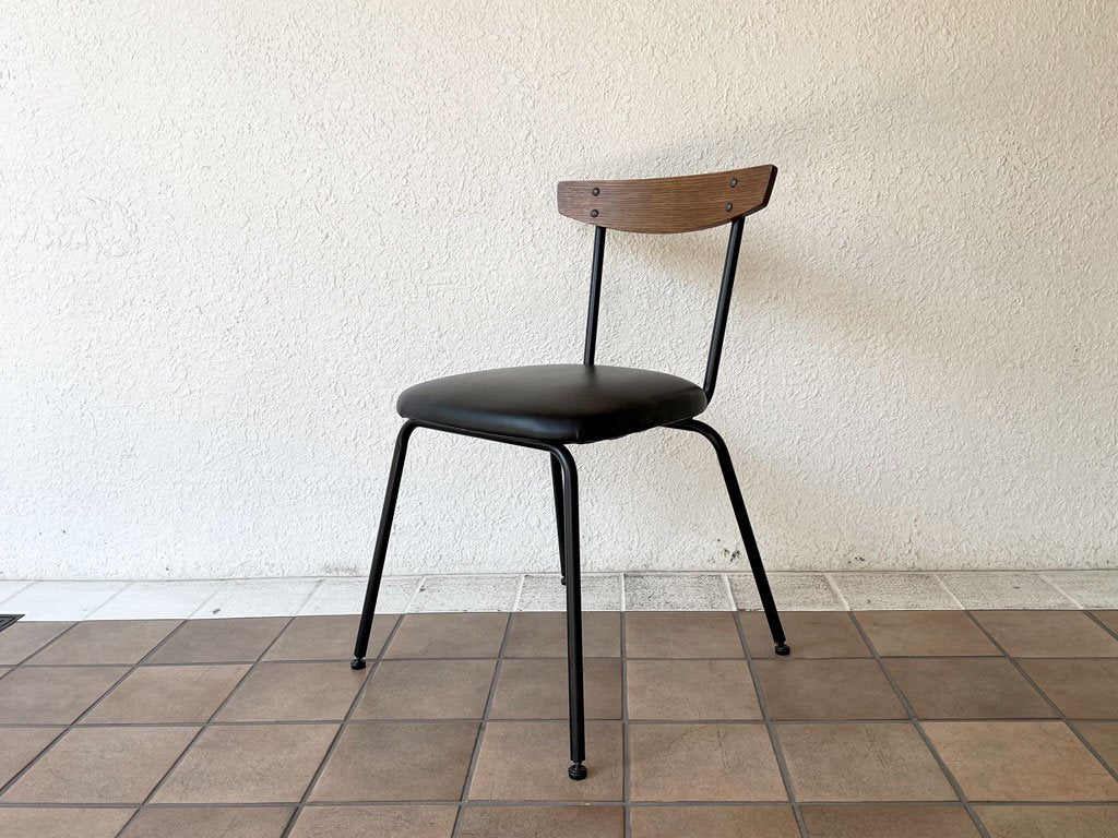 アクメファニチャー ACME Furniture グランビュー GRANDVIEW ダイニングチェア PVCレザー オーク材 スチール インダストリアル 2脚セット ◇