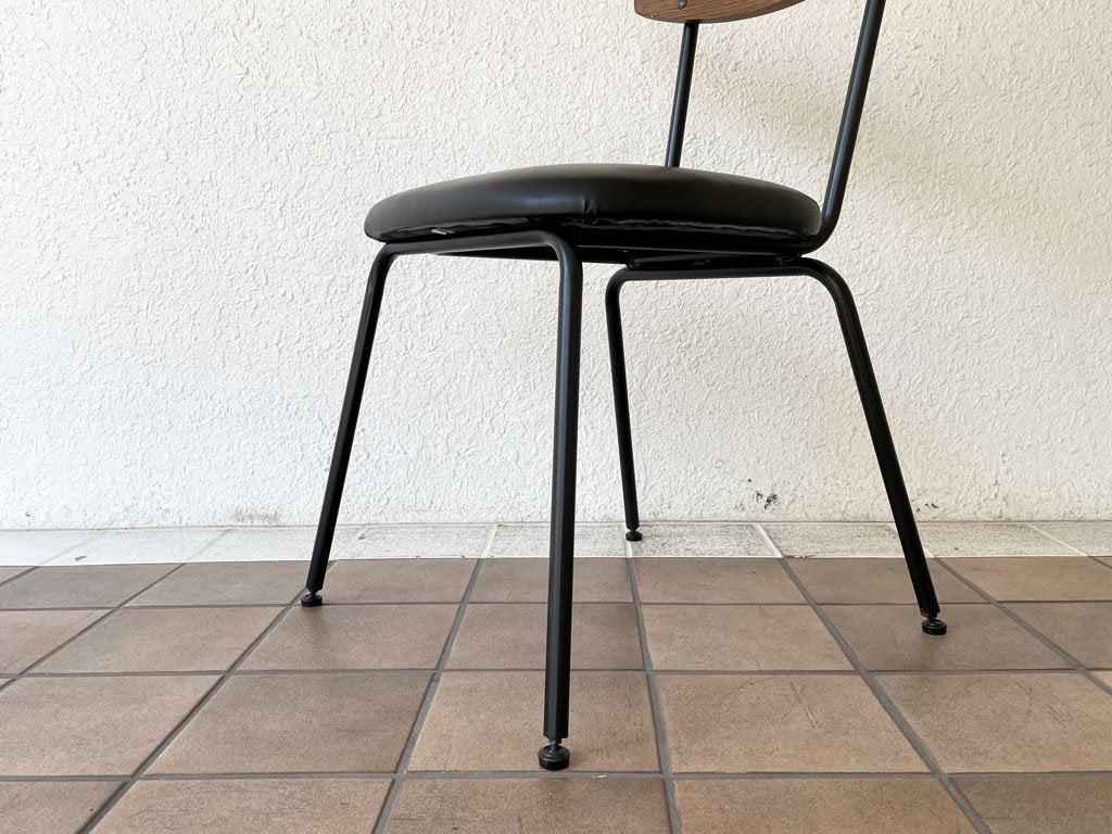 アクメファニチャー ACME Furniture グランビュー GRANDVIEW ダイニングチェア PVCレザー オーク材 スチール インダストリアル 2脚セット ◇