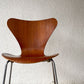 フリッツハンセン Fritz Hansen セブンチェア Seven Chair アルネヤコブセン Arne Jacobsen 希少 ヴィンテージ チーク材  現状品 ◇