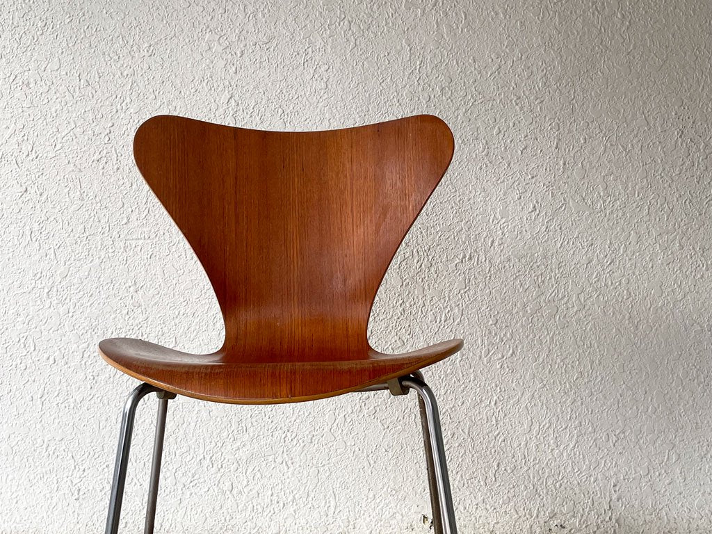 フリッツハンセン Fritz Hansen セブンチェア Seven Chair アルネヤコブセン Arne Jacobsen 希少 ヴィンテージ チーク材  現状品 ◇