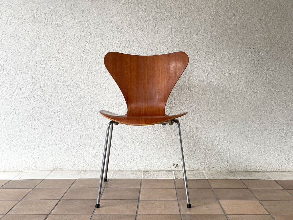 フリッツハンセン Fritz Hansen セブンチェア Seven Chair アルネヤコブセン Arne Jacobsen 希少 ヴィンテージ チーク材  現状品 ◇