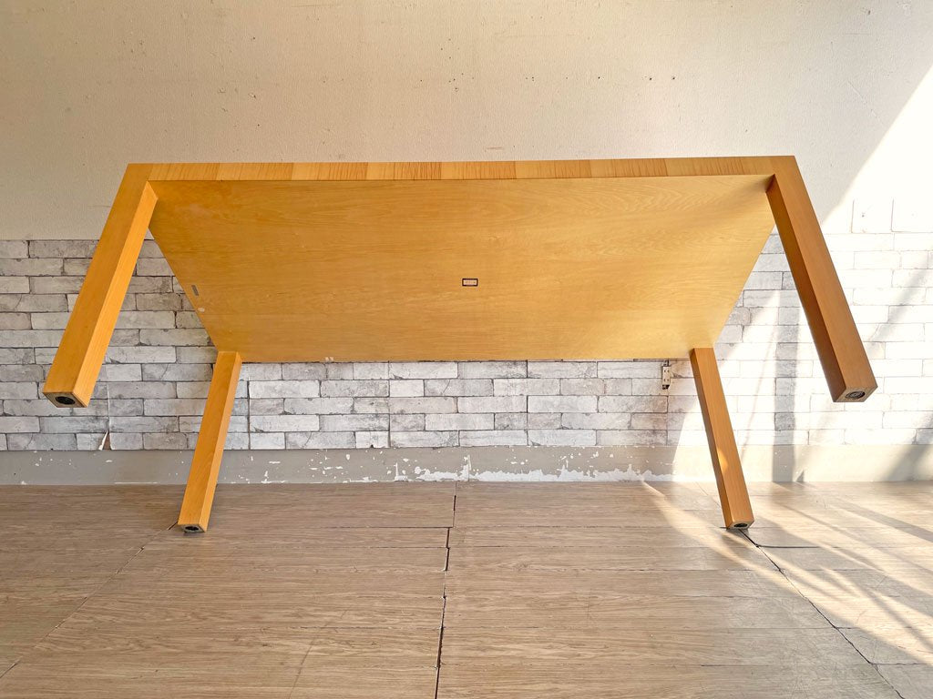 インターデコール INTER DECOR 現 カッシーナイクスシー Cassina IXC. マトリクス MATRIX ダイニングテーブル ビーチ材 W180cm モダン ミニマル 現状品 ●