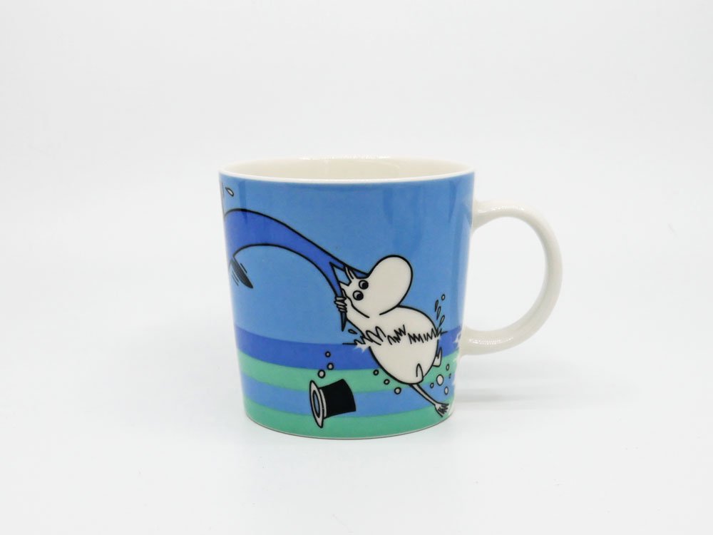 アラビア ARABIA ムーミン Moomin マグカップ ドルフィンダイブ Dolphinedive 2007年 夏限定 フィンランド 北欧食器 ●