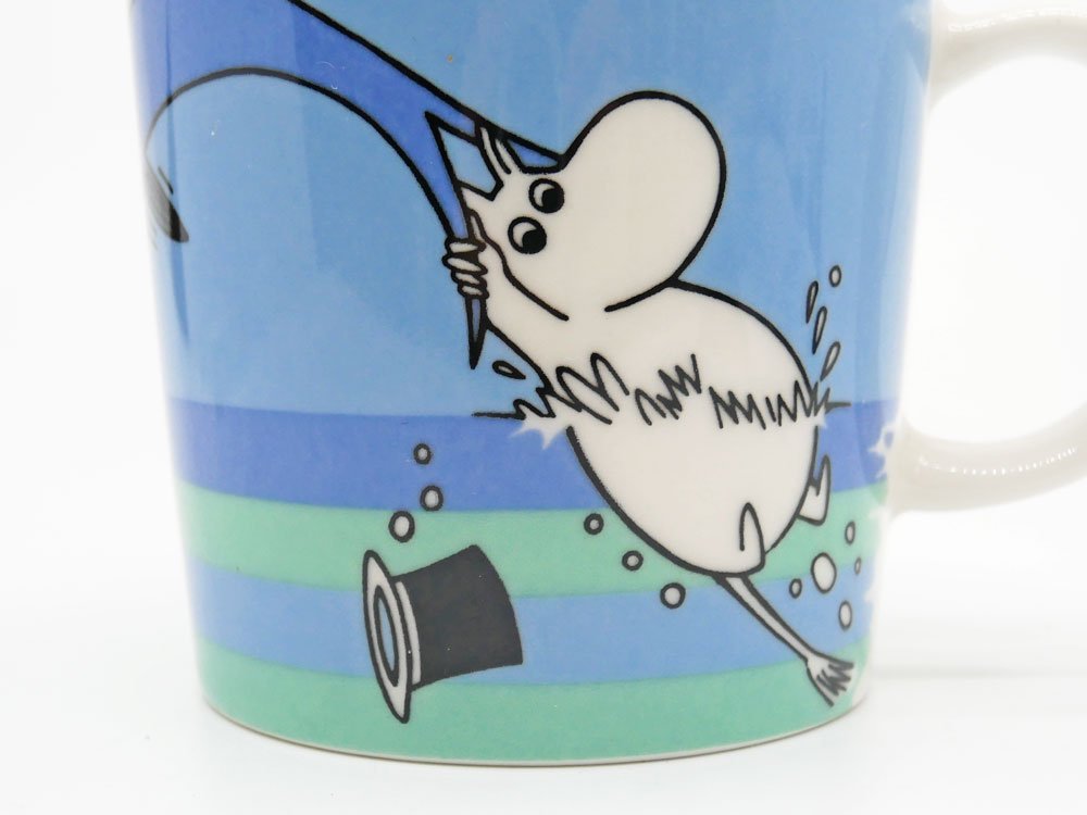 アラビア ARABIA ムーミン Moomin マグカップ ドルフィンダイブ Dolphinedive 2007年 夏限定 フィンランド 北欧食器 ●