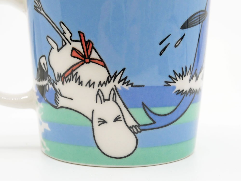 アラビア ARABIA ムーミン Moomin マグカップ ドルフィンダイブ Dolphinedive 2007年 夏限定 フィンランド 北欧食器 ●