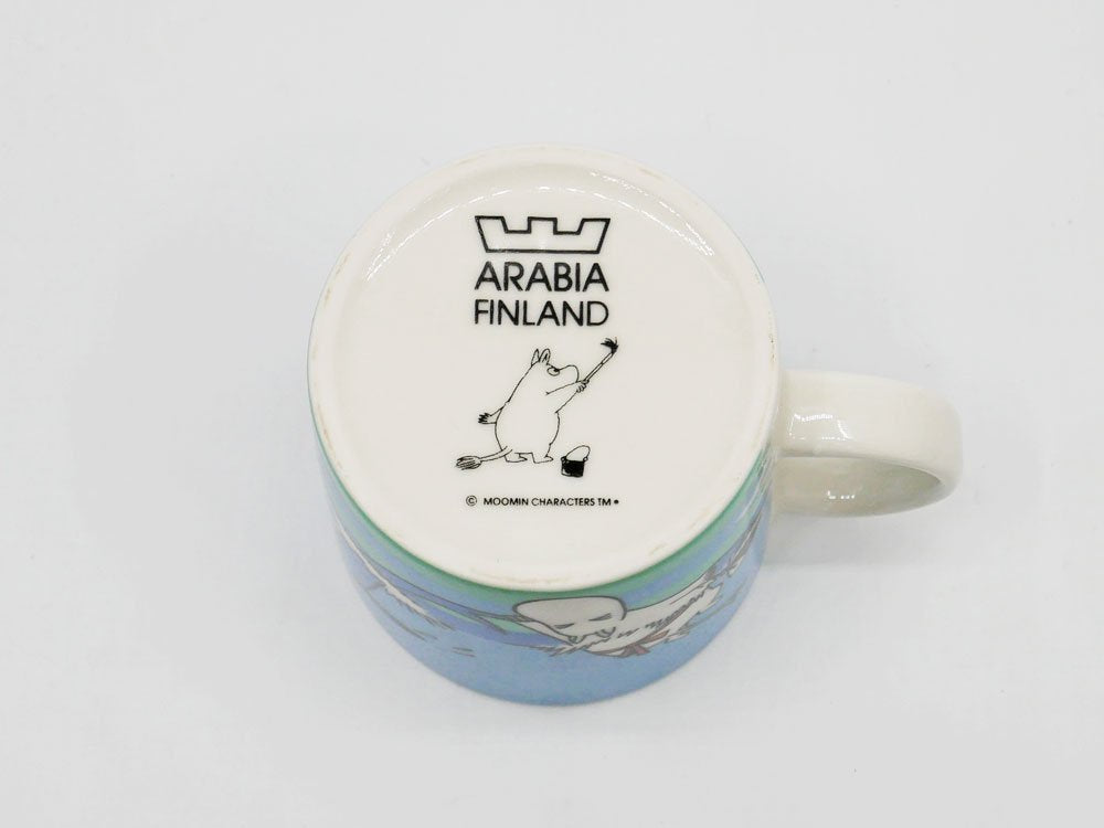 アラビア ARABIA ムーミン Moomin マグカップ ドルフィンダイブ Dolphinedive 2007年 夏限定 フィンランド 北欧食器 ●