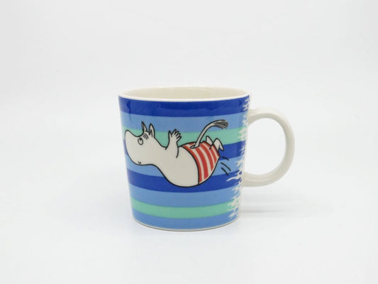 アラビア ARABIA ムーミン Moomin マグカップ ザ・ダイブ The Dive 2006年 夏限定 フィンランド 北欧食器 ●