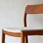 ヤクモ家具製作所 ビーグルチェア Beagle chair チェリー無垢材 ファブリッククッション グレー 堀達哉 HORI design 定価\41,250- B ◇
