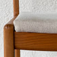 ヤクモ家具製作所 ビーグルチェア Beagle chair チェリー無垢材 ファブリッククッション グレー 堀達哉 HORI design 定価\41,250- A ◇