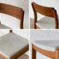 ヤクモ家具製作所 ビーグルチェア Beagle chair チェリー無垢材 ファブリッククッション グレー 堀達哉 HORI design 定価\41,250- A ◇