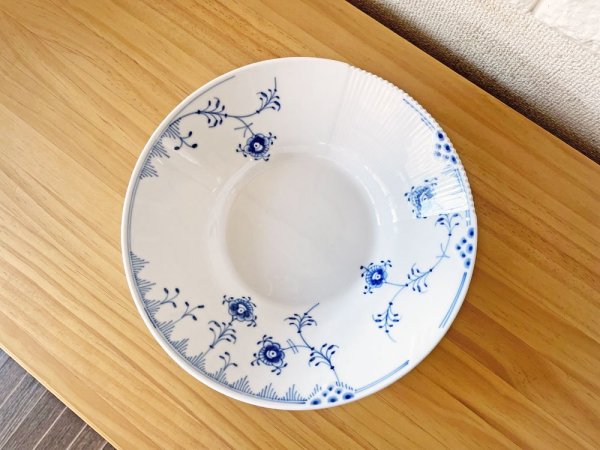 ロイヤルコペンハーゲン ROYAL COPENHAGEN ブルーエレメンツ ディーププレート 24cm 深皿 ボウル デンマーク 北欧食器 ◎