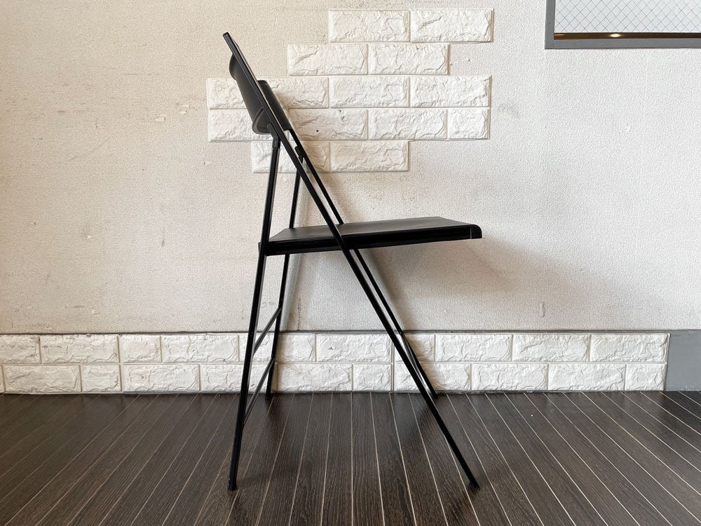 アエラデリック AREA declic ポケットチェア Pocket Chair 折りたたみチェア ブラック ポリプロピレン製 イタリア モダンデザイン 定価￥17,600- ◎