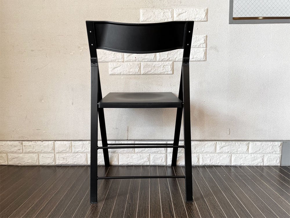 アエラデリック AREA declic ポケットチェア Pocket Chair 折りたたみチェア ブラック ポリプロピレン製 イタリア モダンデザイン 定価￥17,600- ◎