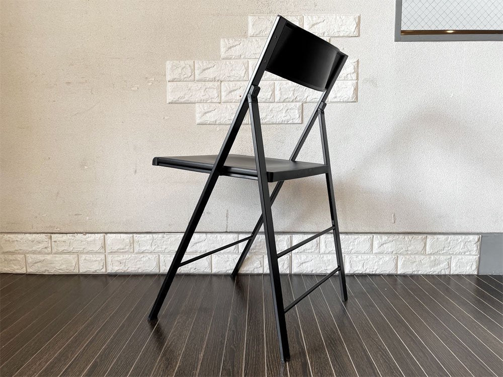 アエラデリック AREA declic ポケットチェア Pocket Chair 折りたたみチェア ブラック ポリプロピレン製 イタリア モダンデザイン 定価￥17,600- ◎