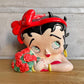 ベティ・ブープ Limited Edition Betty Boop Roses Cookie Jar 限定 85/2400 クッキージャー セラミック♪