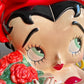 ベティ・ブープ Limited Edition Betty Boop Roses Cookie Jar 限定 85/2400 クッキージャー セラミック♪