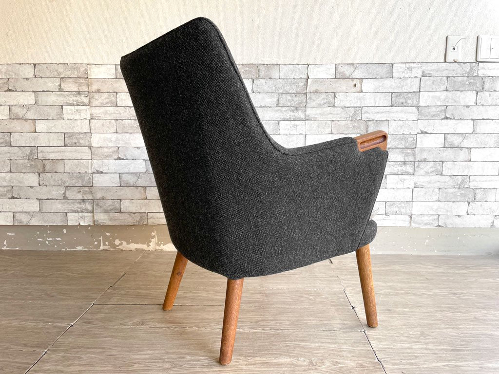 AP Stolen AP-20 ミニベア チェア ハンス・J・ウェグナー デンマークビンテージ 北欧家具 Kvadrat Halingdal 生地張替 ウレタン&ウェービング交換済 ●