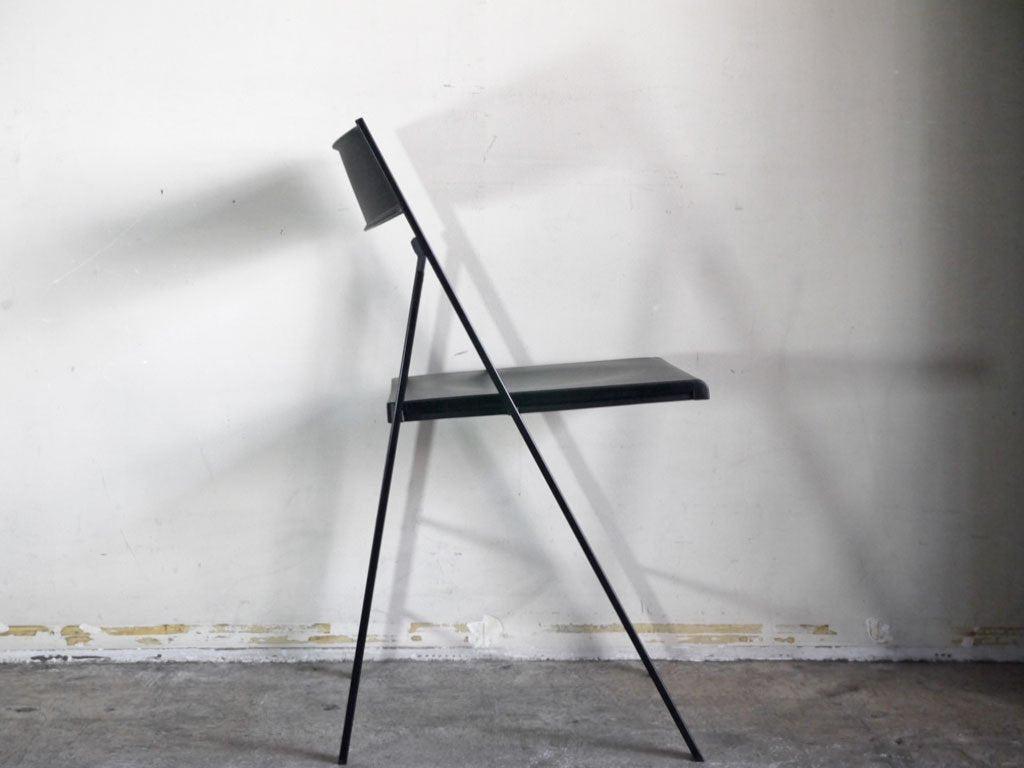 エリアデクリック AREA declic ポケットカラー Pocket Color Chair フォールディングチェア ブラック ポリプロピレン イタリアンモダン ■