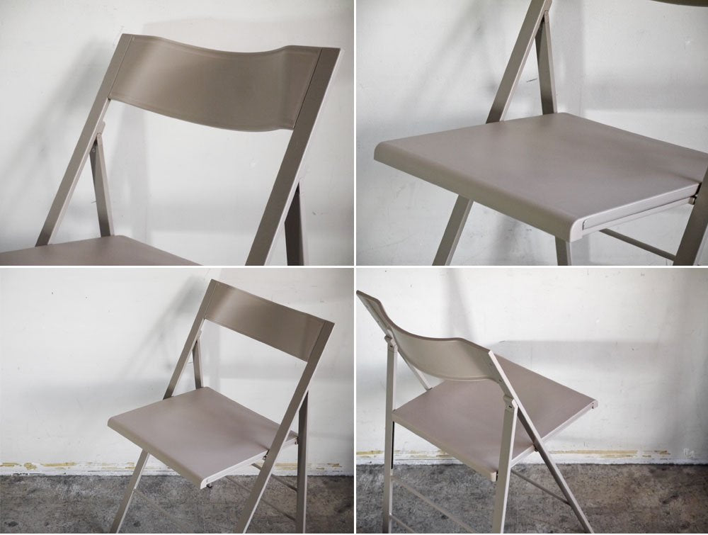 エリアデクリック AREA declic ポケットカラー Pocket Color Chair フォールディングチェア ベージュ ポリプロピレン イタリアンモダン ■