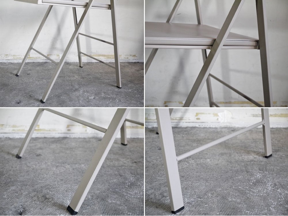 エリアデクリック AREA declic ポケットカラー Pocket Color Chair フォールディングチェア ベージュ ポリプロピレン イタリアンモダン ■