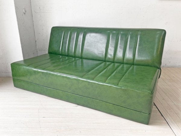 ニコアンド niko and... クラシック ダイナー CLASSIC DINER ベンチ ソファ BENCH SOFA グリーン70 カフェスタイル ★