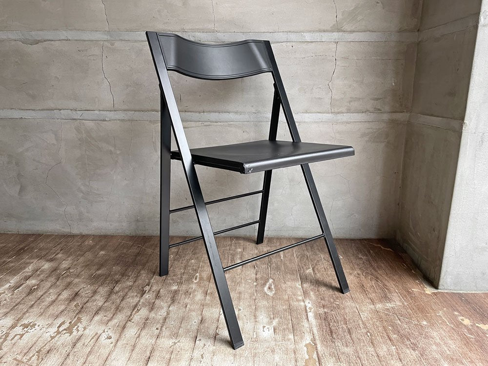 エリア・デクリック AREA declic ポケットチェア Pocket Chair 折りたたみチェア ポリプロピレン製 ブラック イタリア モダンデザイン 定価￥17,600-♪