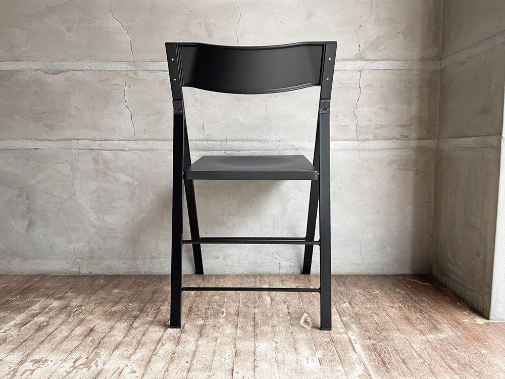 エリア・デクリック AREA declic ポケットチェア Pocket Chair 折りたたみチェア ポリプロピレン製 ブラック イタリア モダンデザイン 定価￥17,600-♪