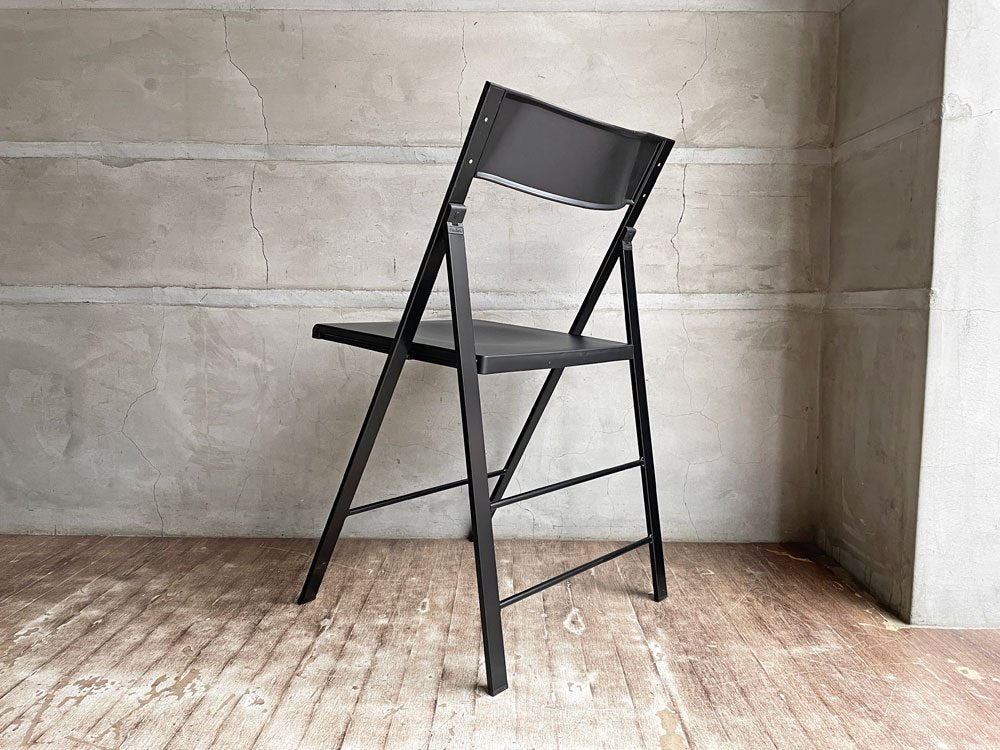 エリア・デクリック AREA declic ポケットチェア Pocket Chair 折りたたみチェア ポリプロピレン製 ブラック イタリア モダンデザイン 定価￥17,600-♪